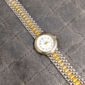 Vintage Two-Tone Ladies Watch Adjustable Band by Loft Crown - New Battery